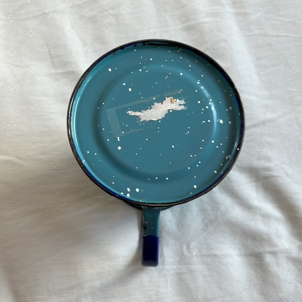 Enamel Ware Pitcher - Picture 3 of 4